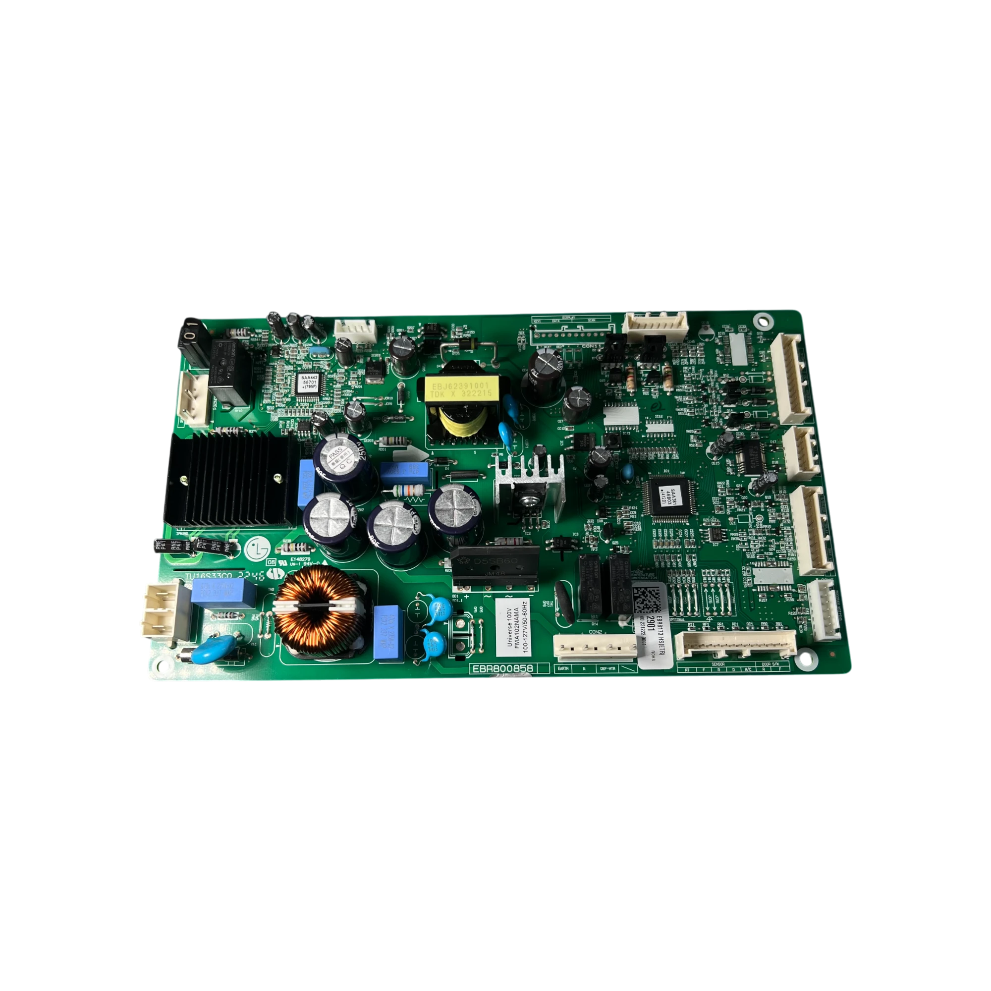 Main Board EBR81732901 vista superior para refrigerador LG