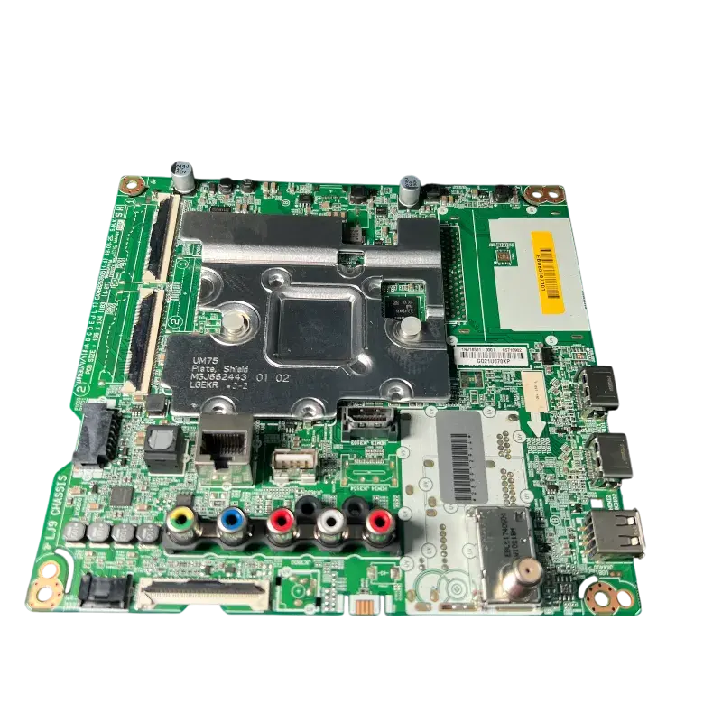 Main Board LG EBU65687001 vista lateral con conectores HDMI, USB y AV