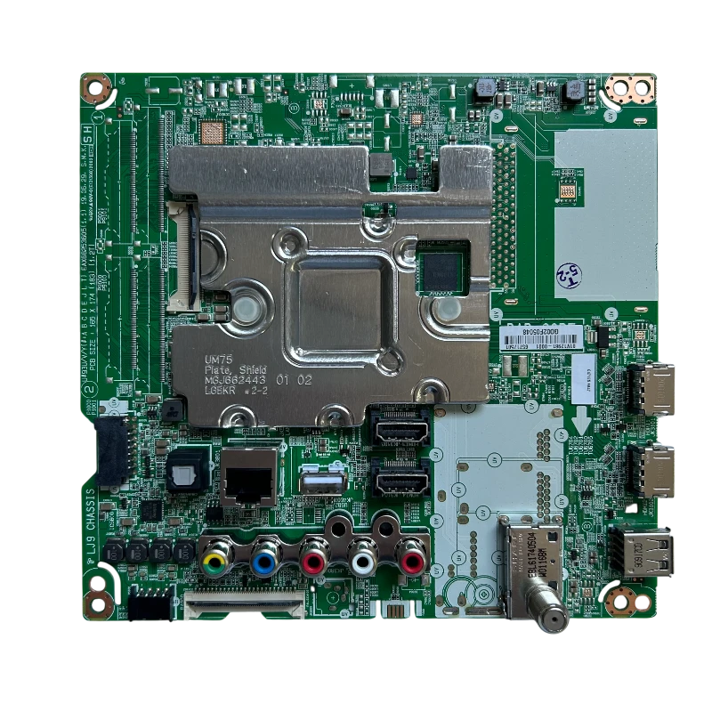 Main Board EBU65717501 original para TV LG 75UM7570PDB.BWCGLOR, tarjeta electrónica principal de repuesto.