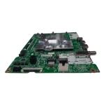 Main Board EBU66369004 — lateral de puertos EBU66369004 vista lateral con sintonizador RF, puerto LAN y USB.