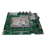 Main Board LG EBU66369004 — vista 3/4 Main Board LG EBU66369004 con blindaje metálico central y puertos traseros.