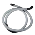 Manguera de desagüe Samsung DC97-02250F original para lavadora Manguera de desagüe Samsung DC97-02250F original en TPE, versión NO-SPONGE para lavadora, vista enrollada con codo y soporte