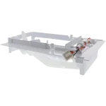 Conector de arnés del fabricador de hielo LG AEQ72909603 en vista en perspectiva.