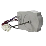 Motor de ventilador LG EAU62064602 vista lateral con eje largo