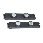 Kit de parlantes BN96-12941A Samsung – frente y dorso Parlantes BN96-12941A para Samsung UN32C4000/UN32C5000 – vista frontal y posterior