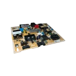 Fuente de Poder Power Supply BN44-01053C para TV Samsung, vista superior de la tarjeta electrónica con componentes de alta calidad