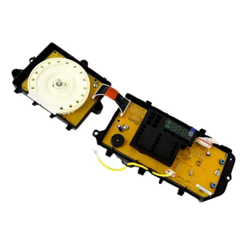 Tarjeta display Samsung DC92-01802J con encoder y pantalla LED, vista angular