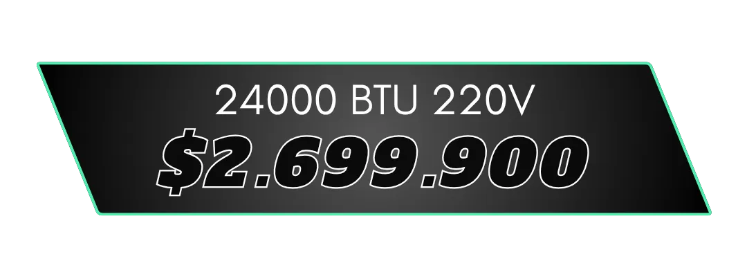 Comprar Aire 24000 BTU 220V por $3.199.900