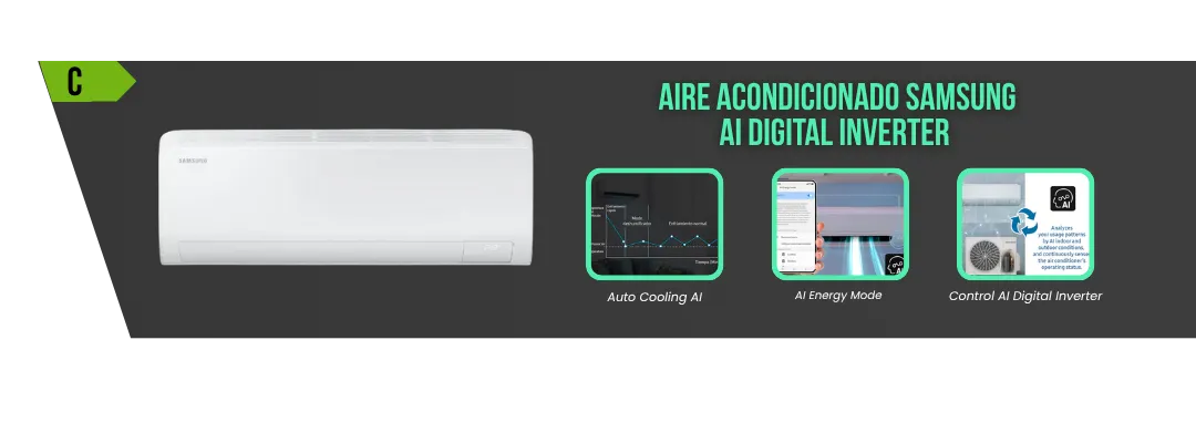 Aire Acondicionado LG AI Inverter