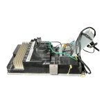 Case Assembly LG ABQ73500921 Control Outdoor para VM122CE.UB3 con disipador y arnés de cables vista superior