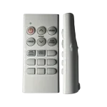 Vista lateral del control remoto AKB73795706 LG