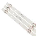 Diseño lateral del kit de barras LED compatible con TV HYLED4319NiM y SYLED434IX Vista lateral del kit de barras LED HYLED4319NiM