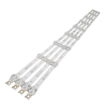 Vista lateral del kit de barras LED UHD50LWSMARTBT