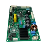 Placa principal LG EBR83949225 para refrigerador, vista trasera.