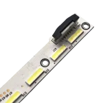 Detalle de la barra LED para Panasonic TC-50A400H y TC-50AS600H mostrando conectores y puntos de iluminación.