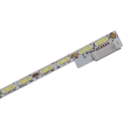 Detalle de la barra LED para Panasonic TC-50CS600H mostrando conectores y puntos de luz.