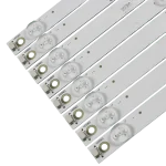 Vista lateral del kit de barras LED compatible con 48T18 y 48D2080