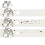 Kit barras LED compatible con TV 49L2621U vista lateral