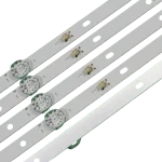 Parte posterior del kit de barras LED compatible con TV Kalley CLED-55SME6 Vista posterior del kit de barras LED Kalley CLED-55SME6