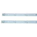 Kit barras LED detalle compatible con TV CLED-32A03, vista de cerca.