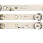 Kit barras LED detalle compatible con TV HYLED43INTC, CELED90435CL, INT40iLED, E43DU3000, HYLED4019INTM, vista de cerca.