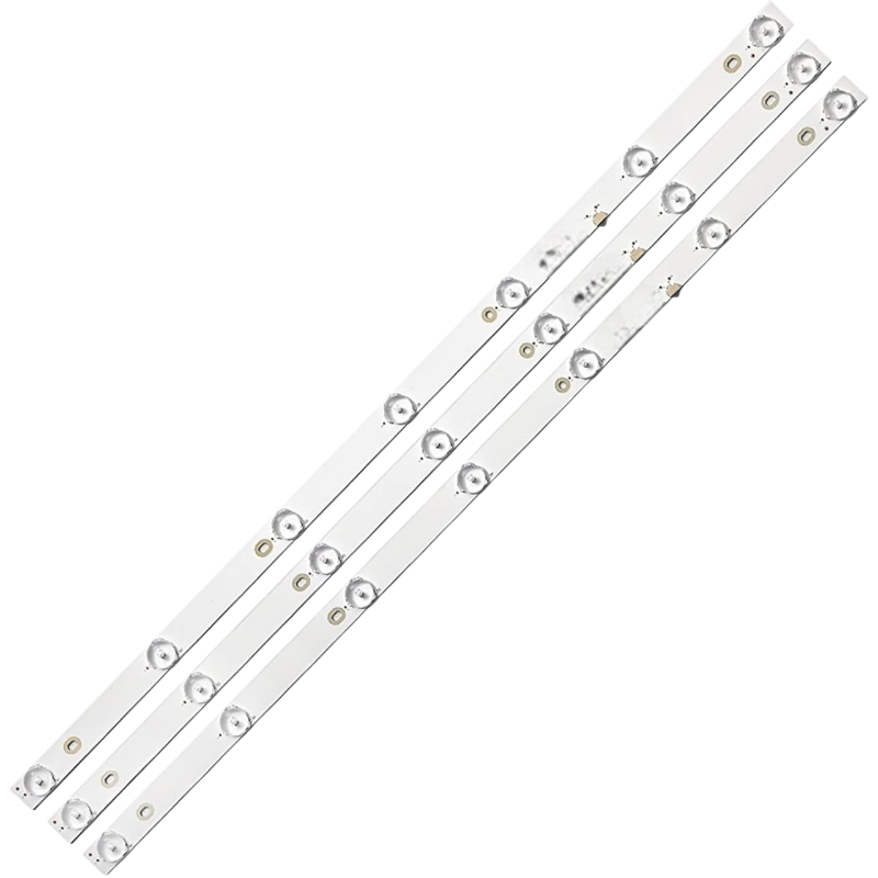 Kit barras LED frontal compatible con TV HYLED3234D, HYLED3215iNT2, HYLED3210iNT2, SYLED3216, vista general. Kit barras LED frontal compatible con TV HYLED3234D, HYLED3215iNT2, HYLED3210iNT2, SYLED3216, vista general.