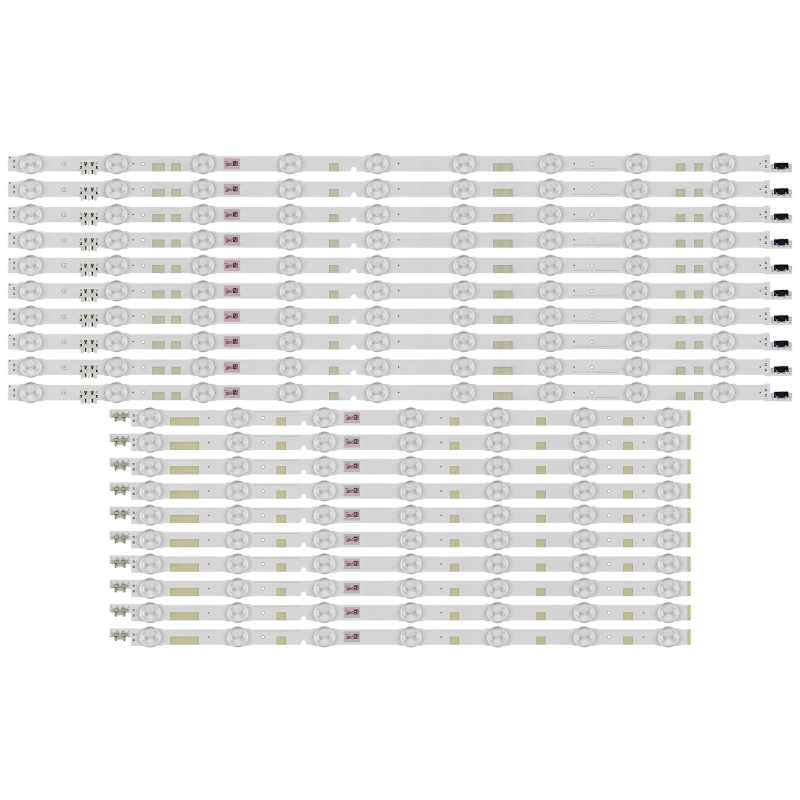 Kit barras LED frontal compatible con TV UN60JS7200KXZL, vista general.