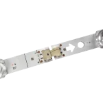 Detalle del kit LED para televisores de 55", mostrando puntos de luz y conectores.