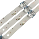 Detalle de las barras LED compatibles con el modelo HYLED39T2 mostrando puntos LED y conectores.