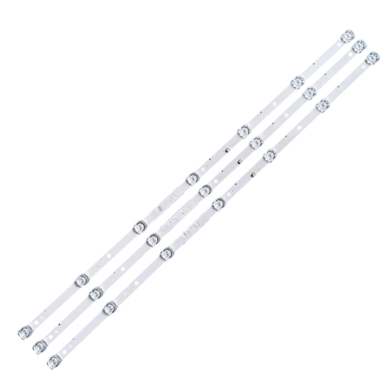 Vista frontal del kit de barras LED compatible con el televisor HYLED39T2