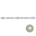 Vista lateral del kit de barras LED compatible con KDL-65W850C y KDL-65W857C