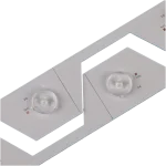 Detalle del kit de barras LED compatible con TV L55E5800