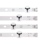 Kit barras LED lateral compatible con TVs 42LB700T y TC-42AS650H, vista lateral.