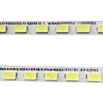 Vista lateral del kit de barras LED para el televisor LG 65LM6200.