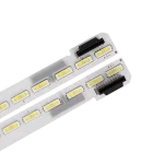 Detalle del kit de barras LED para LG 65UH770T, mostrando conectores y puntos de luz.