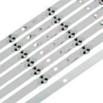 Vista posterior del kit LED compatible con múltiples televisores Samsung de 55 pulgadas.