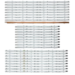 Parte posterior del kit de barras LED compatible con TV Samsung de 75 pulgadas Vista posterior del kit de barras LED Samsung 75 pulgadas