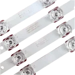 Vista lateral del kit de barras LED TCL 55S421