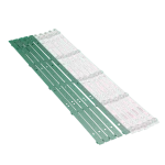 Parte posterior del kit de barras LED compatible con televisor HYLED5807iM4K