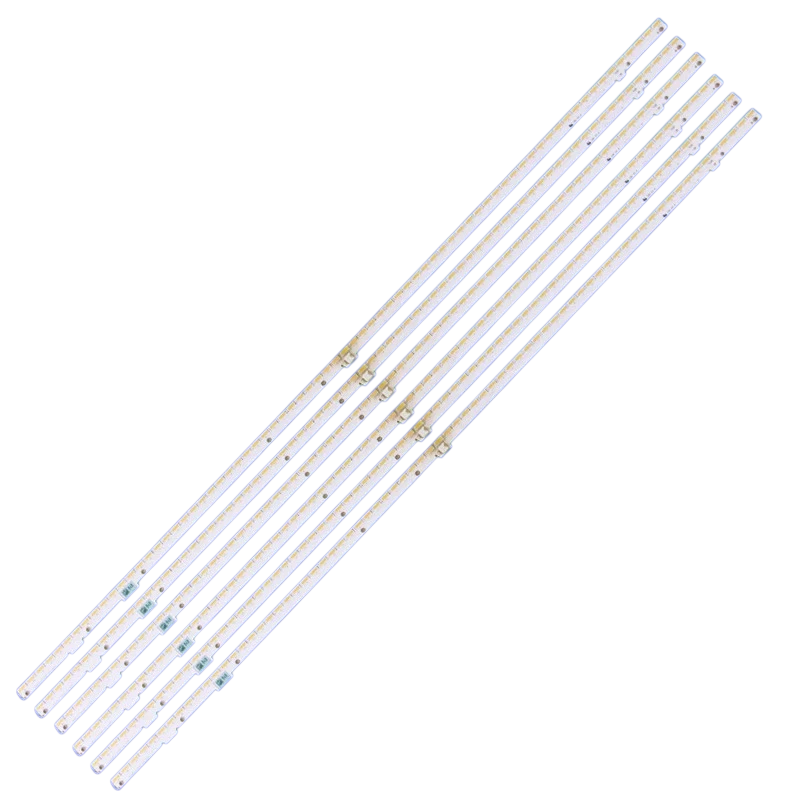 Vista frontal del kit de barras LED para televisor Sharp LC-80LE857U it de barras LED frontal compatible con televisor Sharp LC-80LE857U