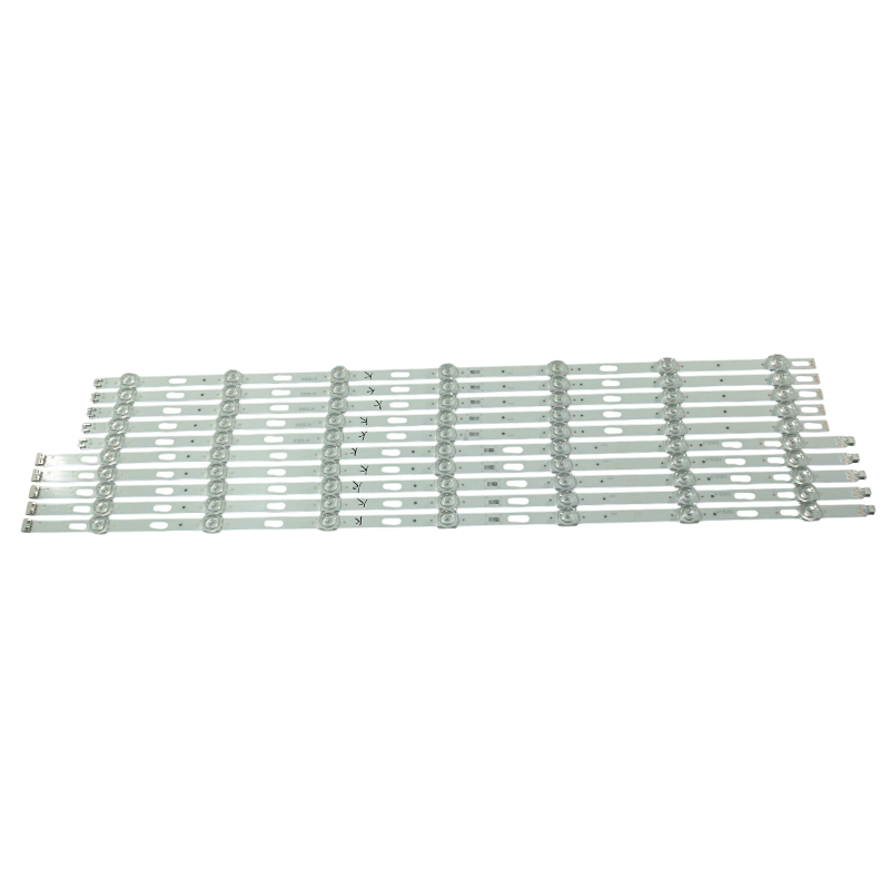 Vista frontal del kit de barras LED para televisores Samsung UN70TU7000KXZL y LH70BETHLGFXGO Kit de barras LED frontal compatible con televisores Samsung UN70TU7000KXZL y LH70BETHLGFXGO