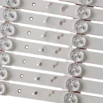 Vista lateral del kit de barras LED compatible con UN55JS7200KXZL