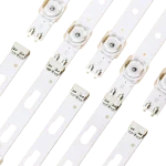 Vista lateral del kit de barras LED Samsung UN85TU8000KXZL