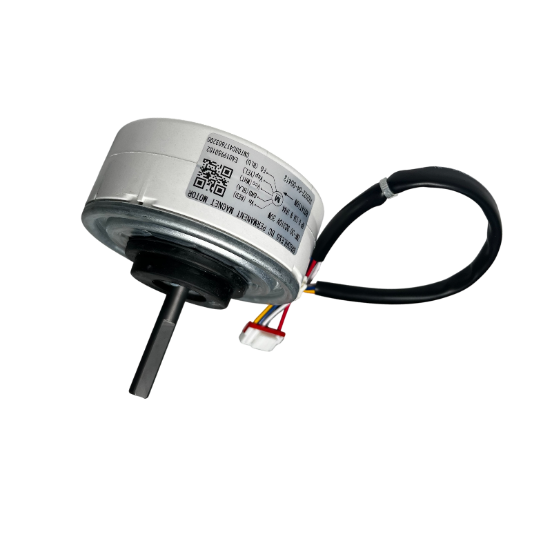 Motor Fan Brushless DC ZWF-30 para aire acondicionado, vista lateral en perspectiva