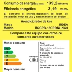 Etiqueta RetiQ Aire Acondiconado Ecomaster Midea Etiqueta RetiQ Aire Acondiconado Ecomaster Midea