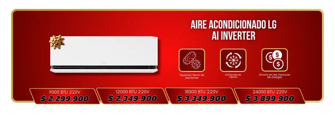 Aire Acondicionado LG AI Inverter