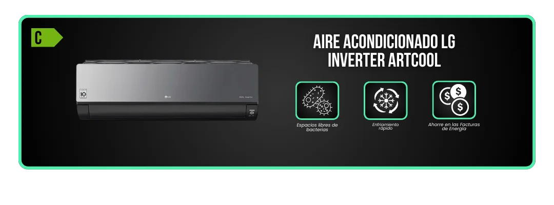 Aire Acondicionado LG AI Inverter