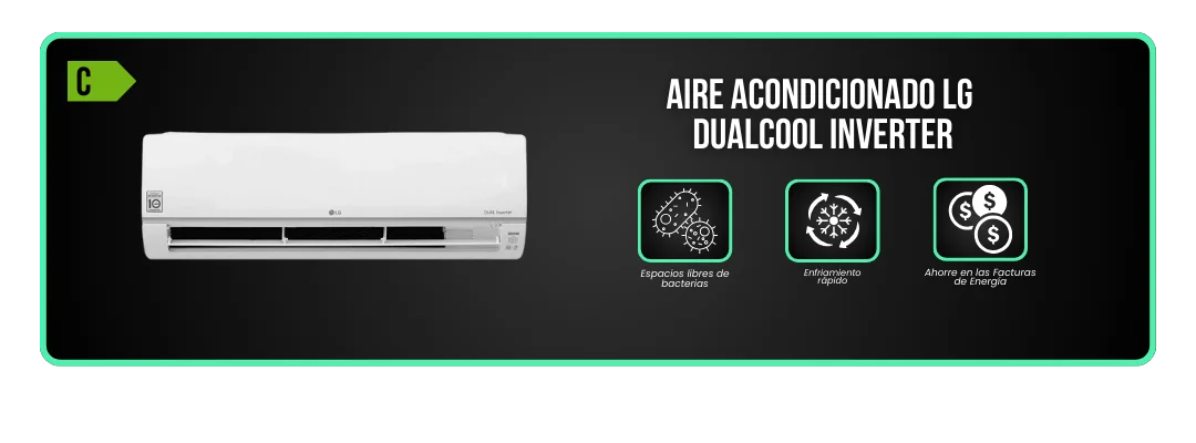 Aire Acondicionado LG AI Inverter