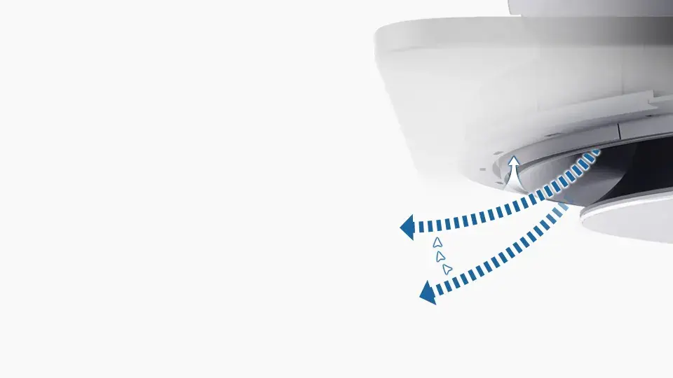 Distribuye más aire en más direcciones