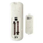 Vista frontal del control remoto DB93-15882Q para aire acondicionado Samsung, diseñado para controlar temperatura y modos de operación.